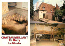 18 - Chateaumeillant - Le Musée - Multivues - Cave à Amphores - Le Musée - Le Pressoir - Carte Neuve - CPM - Voir Scans  - Châteaumeillant