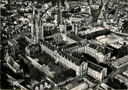14 - Caen - La France Vue Du Ciel - Eglise St-Etienne Et Abbaye Aux Hommes - Mention Photographie Véritable - CPSM Grand - Caen