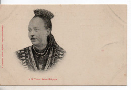 Carte Postale Ancienne Ethiopie - S.M. Taïtou, Reine D'Ethyopie - Etiopia
