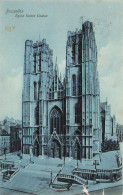 BELGIQUE - Bruxelles - Vue Générale De L'église Sainte Gudule - Vue De L'extérieur - Carte Postale Ancienne - Autres & Non Classés