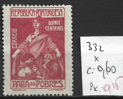 PORTUGAL 332 * Côte 0.60 € - Neufs