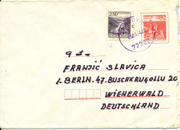 Yugoslavia Uprated Postal Stationery Cover Sent To Germany Zavidovici 3-3-1974 - Storia Postale