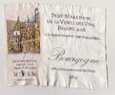 Étiquette " BOURGOGNE PINOT NOIR " BEAUNE Semi-Marathon Vente Des Vins 2018 Hôtel-Dieu Hôspices (896)_ev483 - Bourgogne