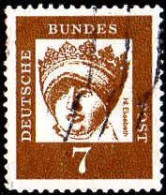 RFA Poste Obl Yv: 221 Mi:348y Elisabeth Von Thüringen (Lign.Ondulées) (Thème) - Femmes Célèbres