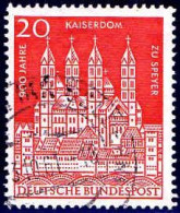 RFA Poste Obl Yv: 238 Mi:366 Kaiserdom Zu Speyer (Beau Cachet Rond) (Thème) - Iglesias Y Catedrales