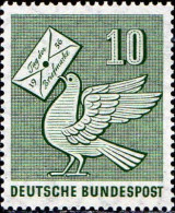 RFA Poste N** Yv: 123 Mi:247 Tag Der Briefmarke Colombe (Thème) - Columbiformes