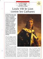 FICHE ATLAS: LOUIS VIII LE LION CONTRE LES CATHARES -CAPETIENS - Historia