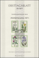 ETB 25/1977 Wohlfahrt: Blumen, Kümmel, Löwenzahn, Klee - 1974-1980