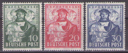 Germany Deutschland Alliierte Besetzung Bizone Amerikanisch-Britische Zone 1949 Mi 103-105 - MNH**VF - Postfris