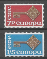 Irlanda 1968.  Europa Mi 202-03  (**) - 1968