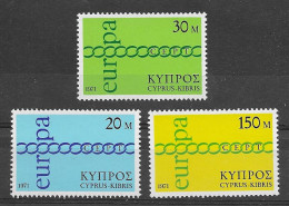 Cyprus 1971.  Europa Mi 359-61  (**) - 1971