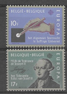 Belgica 1982.  Europa Mi 2100-01  (**) - 1982