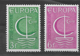 Belgica 1966.  Europa Mi 1446-47  (**) - 1966