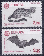 Europa 1986 - France YT 2416-17 Mi 2546-47 (**) Proteccion De La Naturaleza - 1986