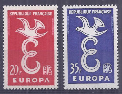 Francia 1958. YT 1173-74 - Europa (**) - 1958