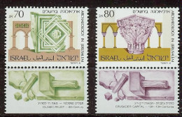 Israel 1989.  Arqueologia Mi 1127-28  (**) - Nuevos (con Tab)