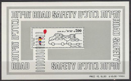 Israel 1982.  Seguridad Vial Mi BL21  (**) - Ungebraucht (mit Tabs)