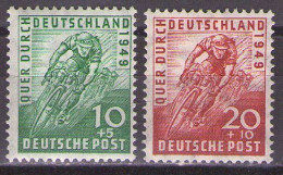 Germany Deutschland Alliierte Besetzung Bizone Amerikanisch-Britische Zone 1949 Mi 106-107 - MNH**VF - Ungebraucht