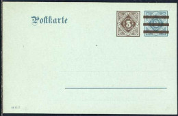 ALLEMAGNE - WURTEMBERG / 1908 ENTIER POSTAL DE SERVICE SURCHARGE (ref 8352d) - Interi Postali