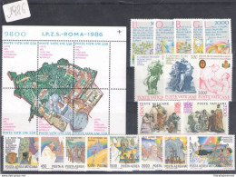 1986 Vaticano, Francobolli Nuovi, Annata Completa 24 Valori - MNH** - Full Years