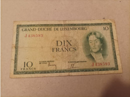 Billete Luxemburgo, 10 Francs, Año 1948 - Luxembourg