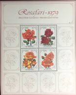 South Africa 1979 Roses Flowers Minisheet MNH - Rosas