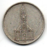 Deutsches Reich - 5 Mark - 1934 - E - Silber - Garnisonskirche - 5 Reichsmark