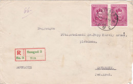 HISTORICAL DOCUMENTS,T STAMS OF REGISTER  Covers  1918 HUNGARY  TO HUNGARY - Covers & Documents