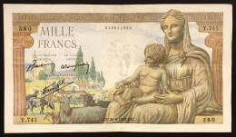 FRANCIA France 1000 Francs  20 06 1942 LOTTO 686 - 1 000 F 1945-1950 ''Minerve Et Hercule''