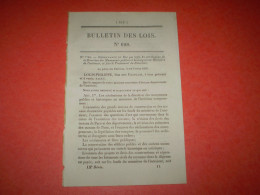 1839 : Attribution Des Monuments Historiques. Routes Malestroit Dieuze Mollon Montaigu Montauban - Décrets & Lois