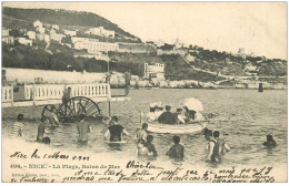 06 NICE. Bains De Mer 1902. Plongeoir Flottant... - Schiffahrt - Hafen