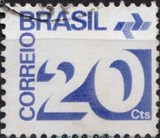 Brésil Poste Obl Yv:1028 Mi:1343 Embleme Des Postes Brésiliennes (cachet Rond) - Oblitérés