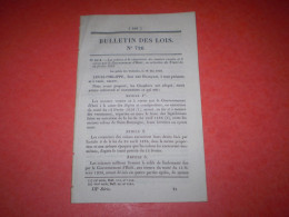 Colons St Domingue, Convention France Haiti. Banque De France à Angoulême. Pont Suspendu De Beauchastel . Routes........ - Décrets & Lois