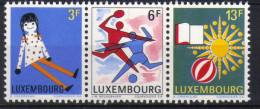 Luxemburg 1969 Juventus Strip Y.T. 735/737 ** - Nuevos