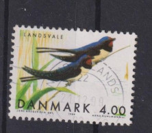 Denmark 1999; Birds (Barn Swallow) - Michel 1223, Used. - Used Stamps