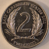 East Caribbean States - 2 Cents 2011, KM# 35 (#3809) - Oost-Caribische Staten