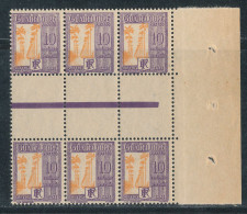 Guadeloupe N°28 Taxe (*) X6 Avec Intervalle - Postage Due