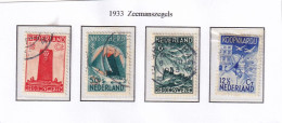 Zeemanszegels 1933   Nvph 257/260 - Gebruikt