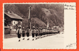 37908 / ⭐ ◉ ♥️ Rare ZELL Am ZILLER Tirol Schützenkompanie Défilé Compagnie Protection Tyrol 1951 Carte-Photo E. BINDER  - Zillertal