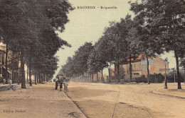 BAGNEUX (Hauts-de-Seine) - Briqueville - Voie Ferrée Du Tramway - Tirage Toilée Couleurs - Ecrit 1909 (2 Scans) - Bagneux