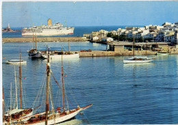 IBIZA Baleares El Puerto Traghetto Crociera Costa Grimaldi RARA Ferryboat Sail Ship Bastimento Sailor RARE - Ibiza