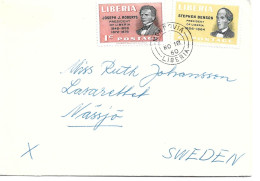 Liberia - Letter Sent To Sweden 1960.  H-2041 - Liberia
