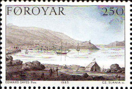 Feroe Poste N** Yv:106/109 Edward Dayes Vues De L'île Au 18.Siècle - Färöer Inseln