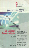 Deutschland - Berlin - S-Bahn Berlin GmbH - VBB - 30 Stunden Gruppen-Karte 20,00DM 1995 - Europa