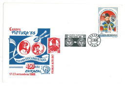 COV 87 - 3029 CARACAL 450 De Ani De Atestare, Romania - Cover - Used - 1988 - Cartoline Maximum