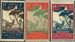 727117 HINGED NUEVA CALEDONIA 1928 CIERVOS - Unused Stamps