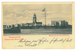 NAM 8 - 23807 SWAKOPMUND, The Courthouse And The Lighthouse D.S.W. Afrika, Namibia - Old Postcard - Unused - Namibia