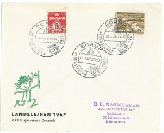 SC 15 - 12 DENMARK, Scout - Cover - 1967 - Covers & Documents