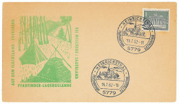 SC 15 - 440 GERMANY, Scout - Cover - 1962 - Covers & Documents