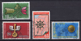 T2032 - SUISSE SWITZERLAND Yv N°544/47 - Used Stamps